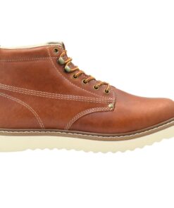 Alternative view of Golden Fox Men's Plain Toe Work Boots Lightweight 7.5 Brun