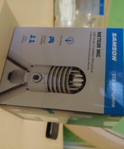 SAMSON Meteor Mic USB Studio Condenser Microphone (Chrome) Chrome Studio Microphone 42 61cvpVVhRxL