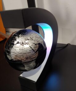 MOKOQI Magnetic Levitating Globe with LED Light, Cool Tech Gift for Men Father Boys and Girls , Birthday Gifts for Kids, Floating Globes World Desk Gadget Decor in Office Home/Display Frame Stand Plastic Black 26 61cx5Ptr6jL