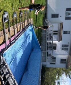 INTEX 26367EH Ultra XTR Deluxe Rectangular Above Ground Swimming Pool Set: 24ft x 12ft x 52in – Includes 2100 GPH Sand Filter Pump – Saltwater System – SuperTough Puncture & Rust Resistant 24FT x 12FT x X 52IN with Sand Filter Pump & Saltwater System 50 61cyC9hfZmL