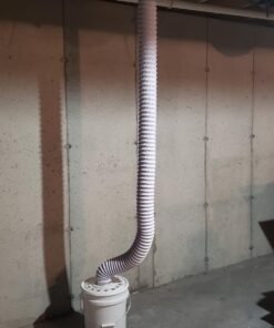 Dryer Dock The Original Dryer Vent Quick Release - Two-Piece Dryer Hose Quick-Connect, Twist & Lock Tight, Fits 4 Inch Tubes,White 38 61cyLExFxEL