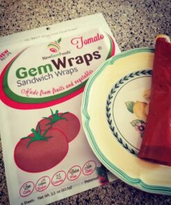 NewGem Sandwich Wrap - Tomato 6 Wraps 25 61cyaH604mL