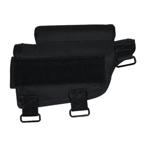 VOODOO TACTICAL Adjustable Cheek Rest with Ammo Carrier Black