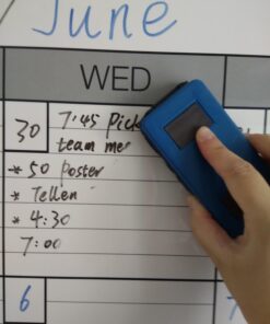 Dry Erase Monthly Extra Large White board Calendar for Wall, 38" by 50", Jumbo Laminated Erasable One Month Whiteboard Calendar, Huge Oversized Blank 30-Day Poster with Lines and Squares 38 61czURfontL