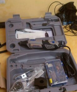 Dremel 4000-2/30 Variable Speed Rotary Tool Kit - Engraver, Polisher, and Sander- Perfect for Cutting, Detail Sanding, Engraving, Wood Carving, and Polishing- 2 Attachments & 30 Accessories 4000 Rotary Tool + 32 Accessories 61 61czZiqF0oL