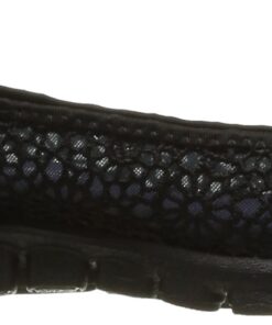 Skechers Sport Women's EZ Flex Sweetpea Slip-On Flat 6 Wide Black 12 61d0gb4QfuL