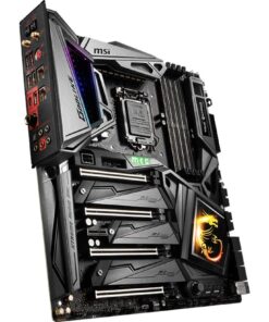 MSI MEG Z390 GODLIKE LGA1151 (Intel 8th and 9th Gen) M.2 USB 3.1 Gen 2 DDR4 Wi-Fi SLI CFX Extended ATX Z390 Gaming Motherboard 21 61d0hdr 3L