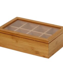 Oceanstar - TB1323 Oceanstar Bamboo Tea Box, 12 Inch, Natural 26 61d1MRj0qwL