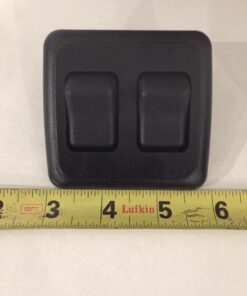 JR Products 12235 Black Double SPST On-Off Switch with Bezel 19 61d4H2VvEIL