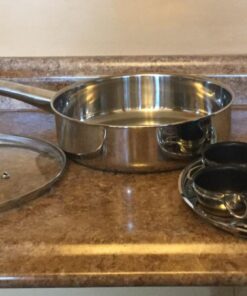 EXCELSTEEL Non Stick Easy Use Rust Resistant Home Kitchen Breakfast Brunch Induction Cooktop Egg Poacher, 6 Cup, Stainless Steel, Round 36 61d4gR WOZL