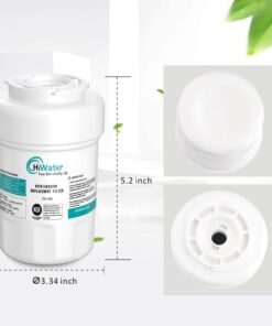 HiWater Filter NSF/ANSI-42 Certified Compatible with Refrigerator SmartWater Fridge Cartridge MWFA MWFP GWF GWFA 9991 46-9991 469991-3pack 9 61d5RfUQEvL