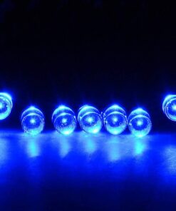 Joomer Blue Battery Chrismas Lights, 33ft 100LED Fairy Lights Battery Operated Timer 8 Modes Waterproof for Outdoor Home Garden Party Holiday Christmas Trees Decoration 12 61d6zFIN4L