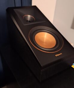 Klipsch RP-500SA Dolby Atmos Surround Sound Speakers (Ebony) (1066507) Ebony 40 61d8VXHYqtL