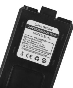 BAOFENG BL-5L 3800mAh Extended Battery Compatible with UV-5R RD-5R UV-5RTP UV-5R Plus, Original Pack, Black 32 61d8lhY vGL