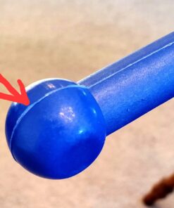 Body Back Buddy Classic - Trigger Point Massage Tool, Neck and Back Massager Handheld, Manual Self Massager, Massage Cane, Muscle Knot Remover with Instructions (Blue Marbled) Blue Marbled 27 61dAPV2RLFL