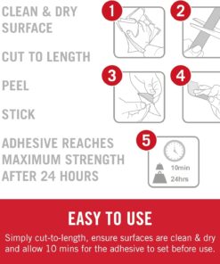 VELCRO Brand Tape, Black 15ft 17 61dDByB40FL