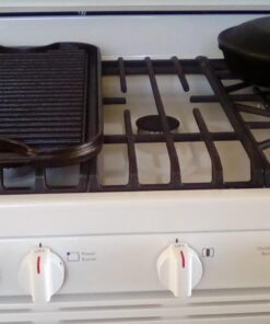 Lodge LPGI3 Cast Iron Reversible Grill/Griddle, 20-inch x 10.44-inch, Black 20 Inch Double Burner 61 61dDZxY7dL