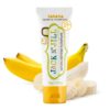 Jack N' Jill Natural Toothpaste for Babies & Toddlers - Safe if Swallowed, Xylitol, Fluoride Free, Organic Fruit Flavor, Makes Tooth Brushing Fun for Kids - Banana, 1.76 oz (Pack of 1) 1.76 Ounce (Pack of 1) 27 61dEbfGDOHL