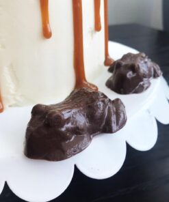 Cybrtrayd Life of the Party Frog Chocolate Candy Mold in Sealed Protective Poly Bag Imprinted with Copyrighted Cybrtrayd Molding Instruction 38 61dF6FsllIL