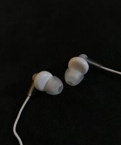 Panasonic ErgoFit Wired Earbuds, In-Ear Headphones with Dynamic Crystal-Clear Sound and Ergonomic Custom-Fit Earpieces (S/M/L), 3.5mm Jack for Phones and Laptops, No Mic - RP-HJE120-S (Silver) Silver 54 61dFeHZqpxL
