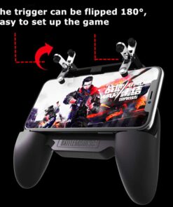 COOBILE Mobile Game Controller for PUBG Mobile Controller L1R1 Mobile Game Trigger Joystick Gamepad for iOS & Android Phone(W10 Update) W10 Update 23 61dI5ZU2REL
