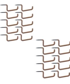 HME Bow & Gear Accessory Hook Holders | Great for Hanging Calls, Rattling Antlers | Sharp Point | Easily Screwed into Tree 20 Pack