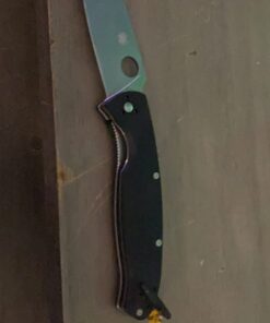 Spyderco Resilience Folding Pocket Knife with 4.20" 8Cr13MoV Stainless Blade and G-10 Handle - PlainEdge - C142GP 43 61dKpV86L0L