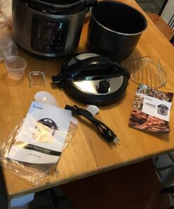 Electric Pressure Cooker: 6 Quart 9-in-1 Multi-Functional Built-in 11 Presets Programs Pressure Pot, Multi Cooker, Slow Cooker, Rice Cooker, Steamer, Sauté, Yogurt Maker, Warmer & Sterilizer 6 Quarts 49 61dMLDmIZYL