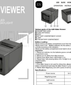 LED Lighted Illuminated 35mm Slide Viewer(2AA Batteries Included) 16 61dMwLZPtpL