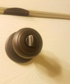 Kwikset Cove Bed/Bath Knob in Venetian Bronze 26 61dNWuWXDfL