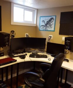 48 Pack- Acoustic Panels Studio Foam Wedges 1" X 12" X 12" 16 61dNpFG3mqL