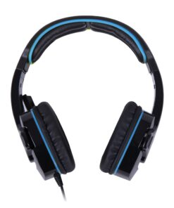 SADES SA-708 Professional 3.5mm Stereo Headset Headband PC Notebook Pro Gaming Headphone - Black/Blue 7 61dOJpEEQoL