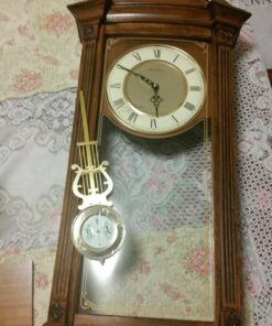 Bulova C4331 Hartwick Chiming Clock, Walnut 29.75 x 14 x 5.5 27 61dQg8BhyqL