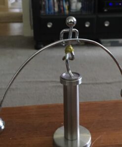 Sunnytech Steel Balance Physics Toy Weightlifter Kinetic Art Balance Toy Balancing Decompressive Science Home Office Toy for Desk Decor Toy WJ020 23 61dQoZSZggL