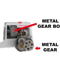 Sunmile SM-G50 ETL Electric Meat Grinder - Max 1.3 HP 1000W Heavy Duty Meat Mincer Sausage Grinder - Metal Gears, Reverse, Circuit Breaker, Stainless Steel Cutting Blade and Plates, 1 Sausage Stuffs 14 61dSBkVxDnL