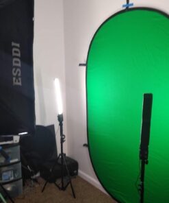 Fancierstudio 2 in 1 Chromakey Green Screen Chromakey Blue Screen Collapsible Backdrop Collapsible Reversible Background 5'x7' Chroma-Key Blue/Green By Fancierstudio RE2010 BG 52 61dTREC6wTL