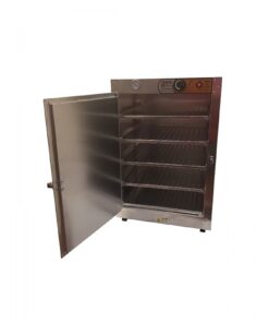 HeatMax 191929 Food Warmer Hot Box, Concession Warmer, Pizza Warmer, Great for Fund Raising, Shelves are 15.75"W x 18.5"D, NOT FOR PROOFING -- MADE IN USA with service and support, FOR HALF SIZE PANS 6 61dXBgfioyL