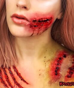 KANGAROO Liquid Latex Makeup - Face and Body SFX Makeup, Halloween Makeup, Zombie Makeup, Fake Scar, Fake Wound, Fake Injury Makeup Movie Special Effects,16 Oz Pint Professional Grade 30 61dZs7gR83L