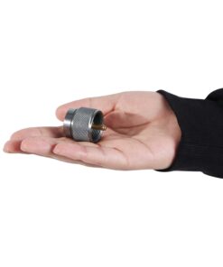REDCAMP Small Propane Stove Adapter, Input: 16oz./1lb. Small Propane Canister Tank, Output: EN417 Lindal Valve Canister Converter Silver input: 16oz./1lb, output: EN417 lindal valve 13 61ddBZe5phL