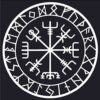 Viking Compass Asatru Rune Vegvisir Talisman Heathen Vinyl Decal Sticker Car Window Wall Notebook Laptop Sticker Decal 4 61ddJt5opQL