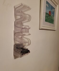 Battery Ladder (TM) Clear AA & AAA Combo Battery Holder/Storage - Vertical Organizer Case That Holds 28 AAA & 20 AA Batteries - Stackable, Expandable and Wall Mountable - Combo Pack 22 61de nlAEL