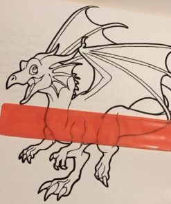 The Book of 100 Dragons: A Fantasy-themed coloring book 32 61deB1jNkBL