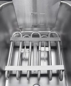 Dual Tank Stainless Steel Electric Deep Fryer w/Drain Timer Baskets Dual Tank Stainless Steel Electric Deep Fryer w/Drain Timer Baskets (20L - Dual Tank) 20L - Dual Tank 13 61dfVk4wlnL