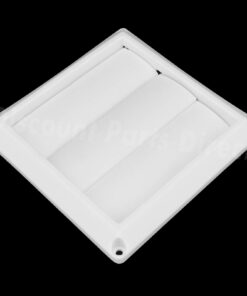 DPD Outdoor Dryer Vent Cover Cap 4'' Louvered Cover White Exterior Wall Vent Hood Outlet Airflow Vent 11 61dfjErTrXL
