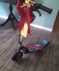 Razor E100 Glow Electric Scooter for Kids Age 8+, LED Light-Up Deck, 8" Air-filled Front Tire, Up to 40 Minutes Continuous Ride Time 33 61dfwxJcrLL