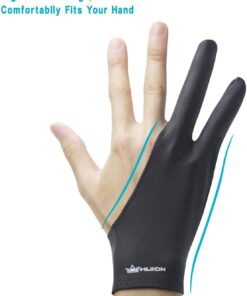 Huion Artist Glove for Drawing Tablet (1 Unit of Free Size, Good for Right Hand or Left Hand) - Cura CR-01 32 61dh7EY9ckL