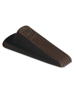 Master Caster 00920 Big Foot Doorstop, No Slip Rubber Wedge, 2 1/4w x 4 3/4d x 1 1/4h, Brown 5 61diSAjCwQL