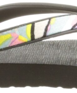 Sanuk Women's Shimmy Flip-Flop 5 Black/Black/Multi 13 61difI9huL