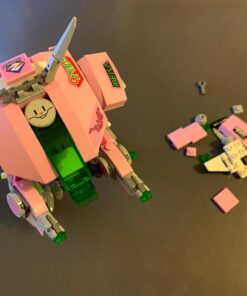 LEGO Overwatch D.Va and Reinhardt 75973 Mech Building Kit with Popular Overwatch Character Minifigures and Buildable Rocket Hammer (455 Pieces) 33 61djAJDEeRL