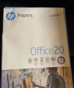 HP Printer Paper | 8.5 x 11 Paper | Office 20 lb | 3 Ream Case - 1500 Sheets | 92 Bright | Made in USA - FSC Certified | 112090C, White 3 Ream | 1500 Sheets Letter (8.5 x 11) 31 61djJerBaxL